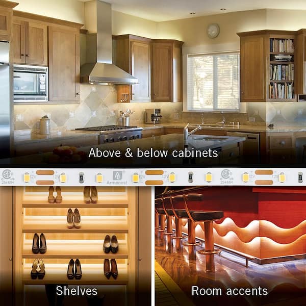 Kitchen Cabinet Lighting Led Tape - Kitchen Led Lights Install Ideas