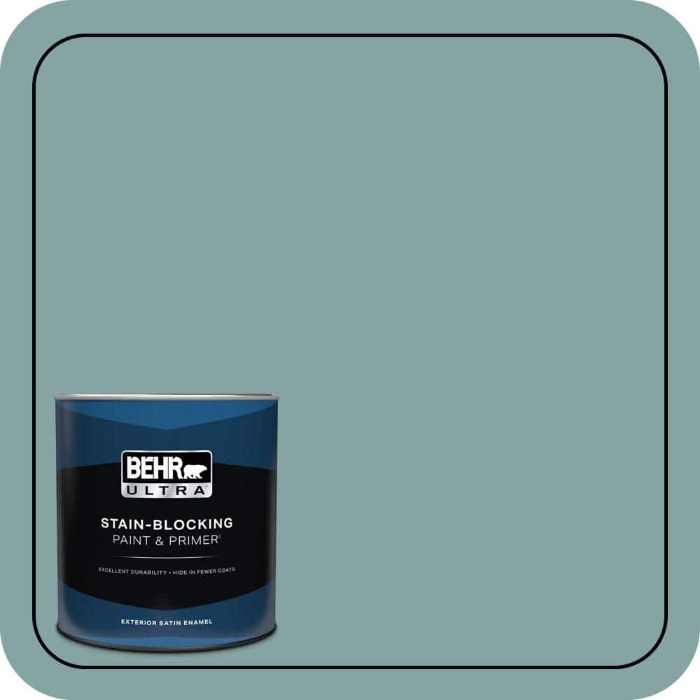 1 qt. #PPU13-08 Venus Teal Satin Enamel Exterior Paint & Primer price history on PriceWatchPro