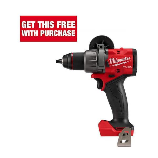 Milwaukee M18 FUEL 18V Lithium-Ion Brushless Cordless 1/2 in. Hammer Drill/Driver (Tool-Only)