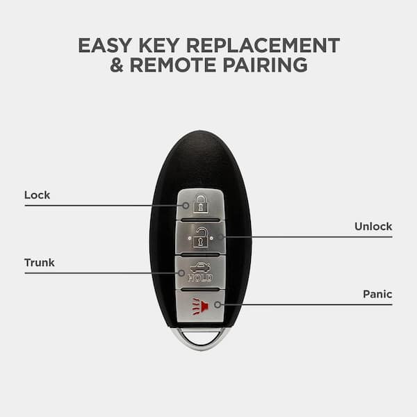 Car Keys Express GM Simple Key - 4 Button Flip Key with Remote Start  GMFK4RSSK-PK - The Home Depot