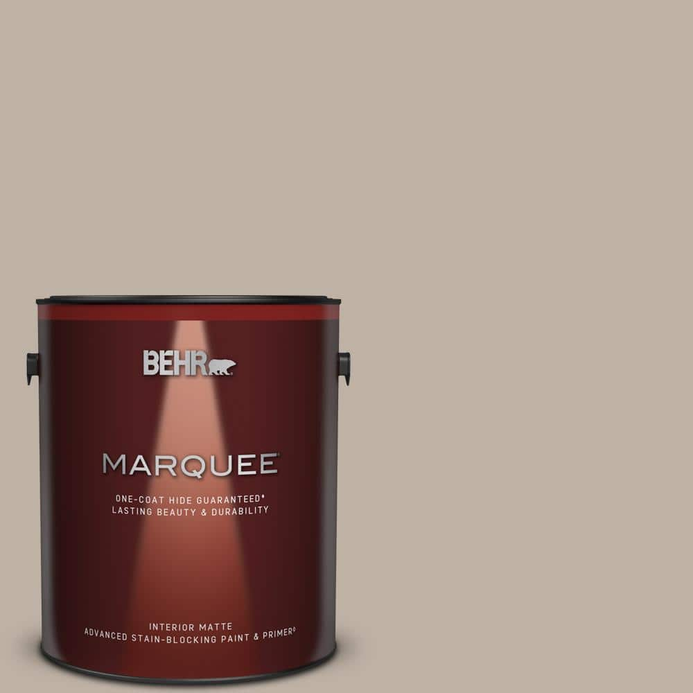 BEHR MARQUEE 1 gal. #N220-3 Smokestack One-Coat Hide Matte Interior ...