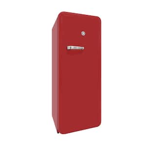 9.2 cu. ft. Freestanding Top Freezer Retro Refrigerator in Red