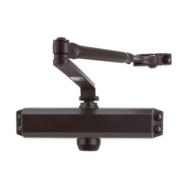 Global Door Controls Commercial Grade 3 Door Closer with Backcheck in Duronodic - Size 5