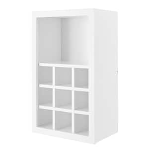 Avondale Shaker Alpine White Quick Assemble Plywood 18 in Wall Flex Kitchen Cabinet (18 in W x 30 in H x 12 in D)