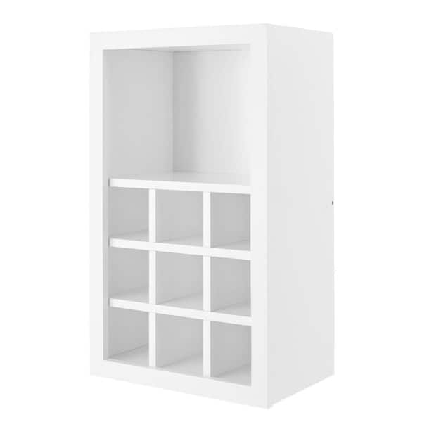 Hampton Bay Avondale 18 in. W x 12 in. D x 30 in. H Ready to Assemble Plywood Shaker Wall Flex Kitchen Cabinet in Alpine White