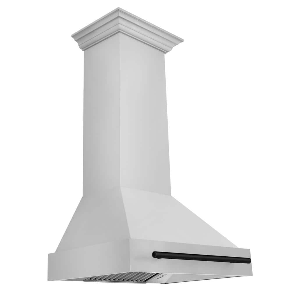 Autograph Edition 30 in. 400 CFM Ducted Vent Wall Mount Range Hood with Black Matte Handle in Stainless Steel price history on PriceWatchPro