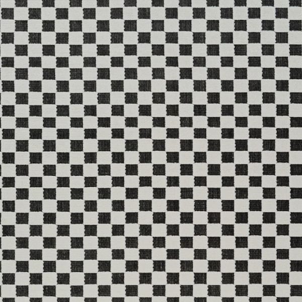 Black, White 8 ft. x 10 ft. Woven Geometric Polypropylene Rectangle Indoor/Outdoor Area Rug