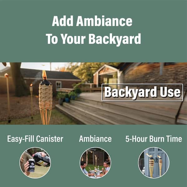 Easy Pour 57 in. Torch Bamboo Gatun