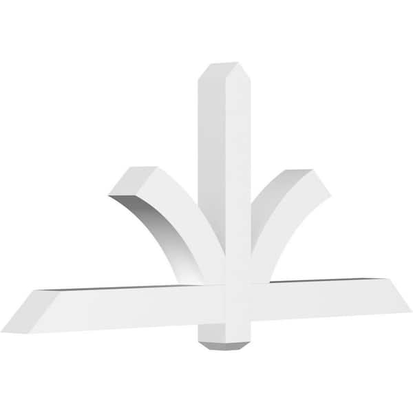 Ekena Millwork Redmond 60 in. W x 27.5 in. H x 4 in. D Signature Polyurethane Bracket