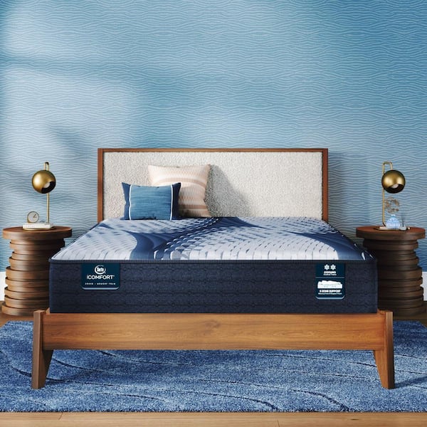 iComfort Aveda Queen Medium 12 in. Low Profile Mattress Set