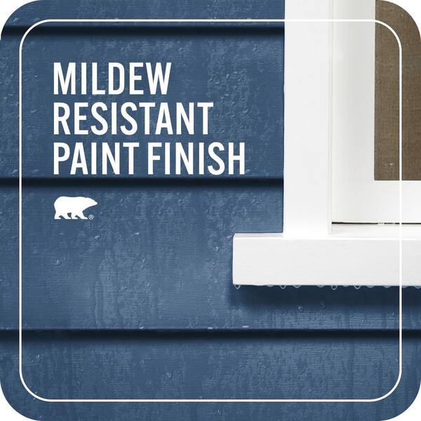 BEHR PREMIUM PLUS 1 qt. #M520-7 Admiral Blue Satin Enamel Exterior