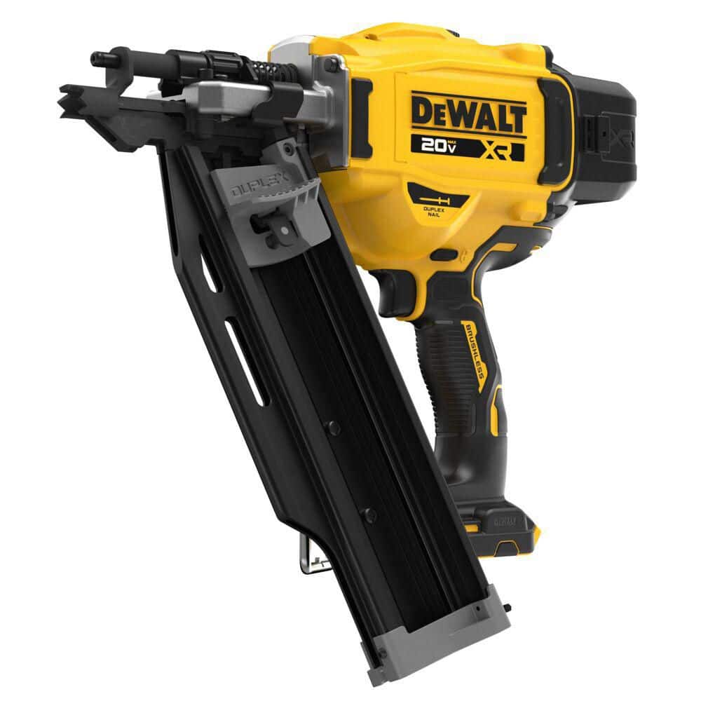 DeWalt 20V XR 3-1/2 in. 21 Degree Cordless Duplex Nailer (Tool-Only)