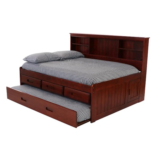 3 Drawers And Twin Size Trundle Bed, How Big Is A Twin Trundle Bed