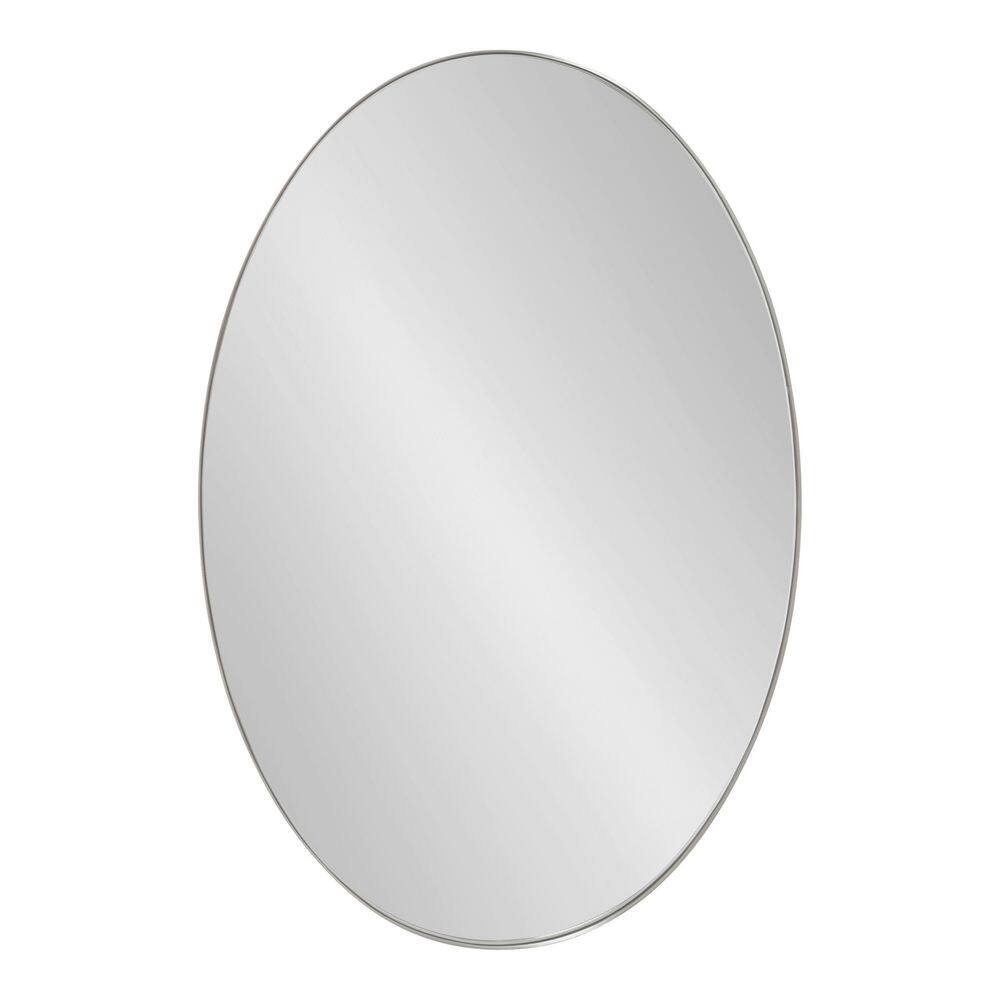 Rollo 30" Oval Silver and Gold Vanity Mirror