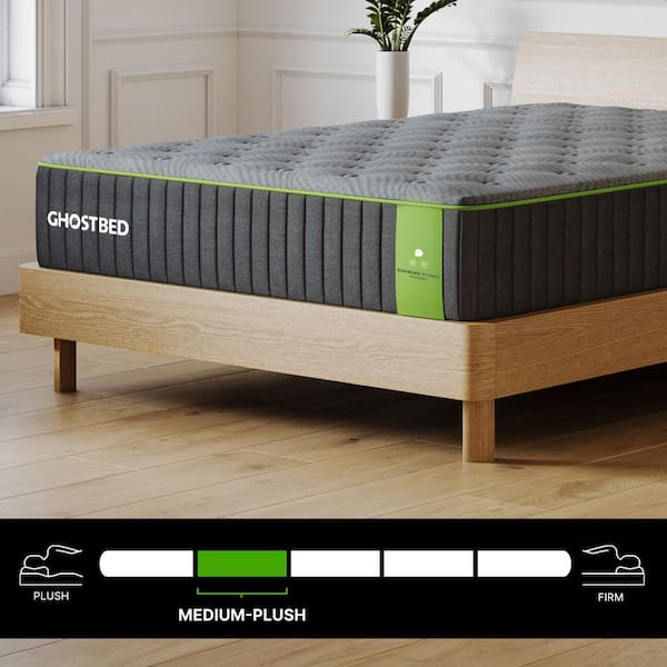 Supreme Queen Medium-Plush Hybrid Memory Foam and Innerspring 12 in. Bed-in-a-Box Mattress