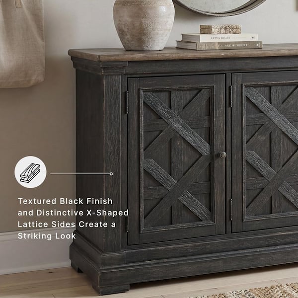Signature DESIGN BY ASHLEY Tyler Creek Casual Black/Gray MDF 57.88