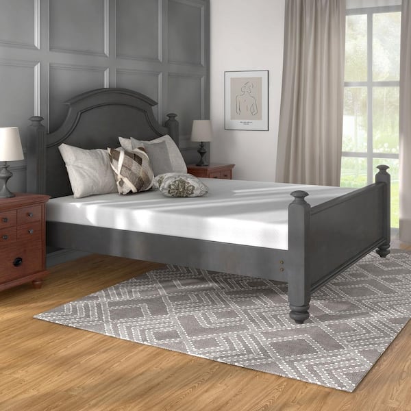 Furniture of America Zinnia King Medium Memory Foam 8 in. Bed-in-a-Box CertiPUR-US Mattress