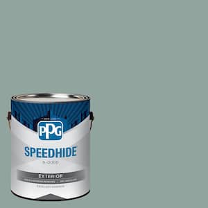 1 gal. PPG1136-5 Spruce Shade Flat Exterior Paint