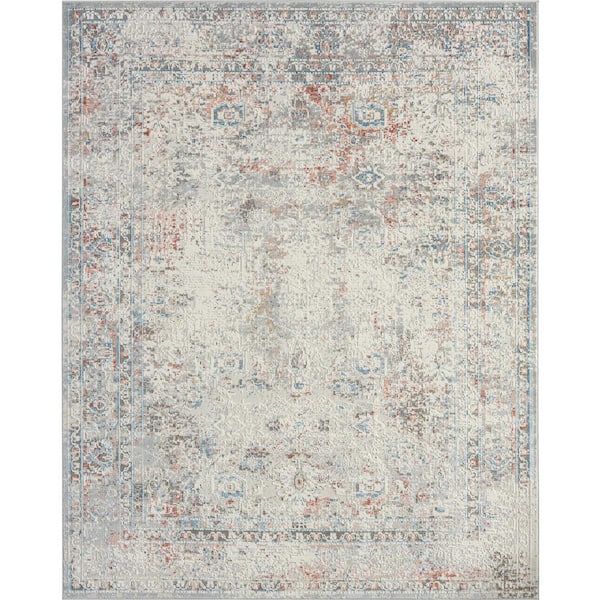 Faded Grays 7 ft. 6 in. x 9 ft. 6 in. Area Rug