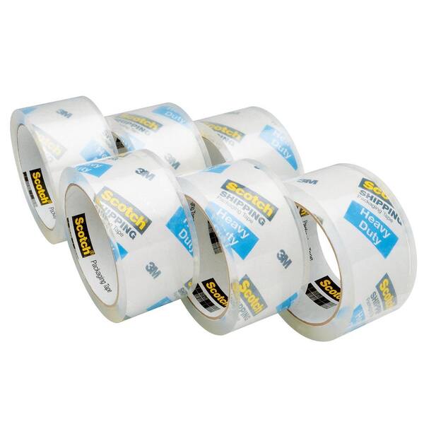 Scotch 1.88 in. x 54.6 yds. Heavy Duty Shipping Packaging Tape (36 Rolls Per Case)
