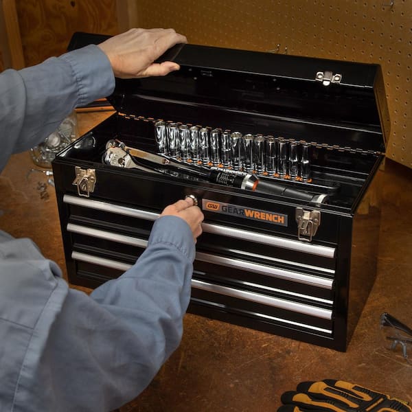 GEARWRENCH 20 in Black Powder Coated Steel 3-Drawer Portable