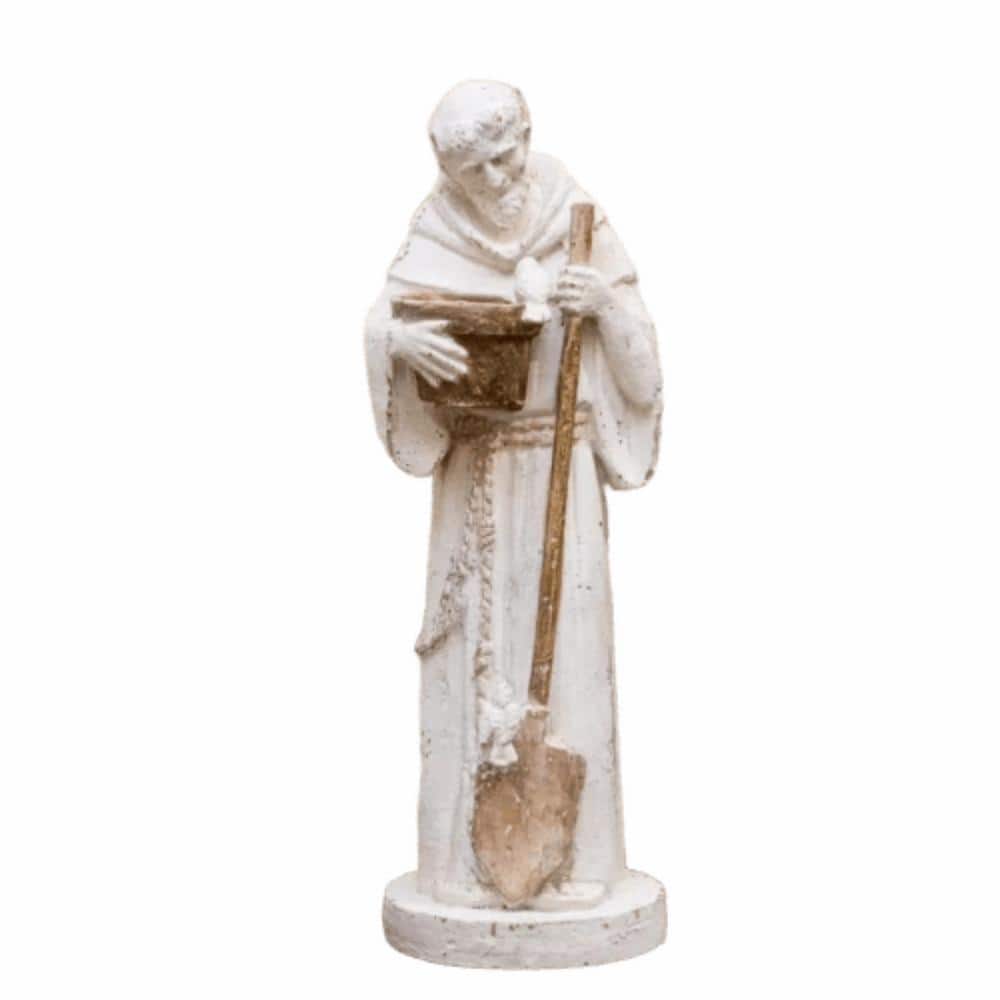 Sophisticated Magnesium Oxide Sculpture-Vintage White, Durable and Eco-Frie
