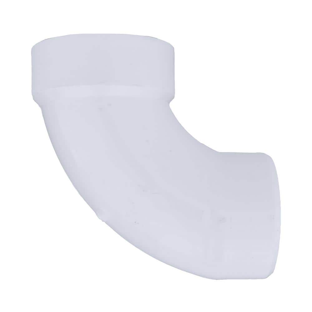 Charlotte Pipe 1-1/2 in. White PVC DWV 90 Degree Street Elbow