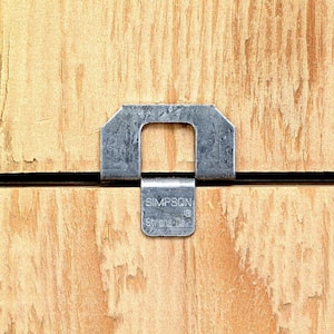 PSCL 19/32 in. 20-Gauge Galvanized Panel Sheathing Clip (250-Qty)