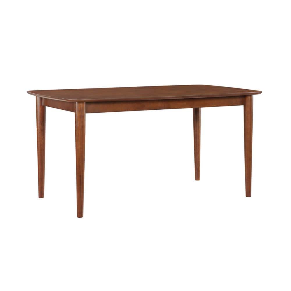 Bonito 59-inch Walnut Finish Rectangular Wood Dining Table