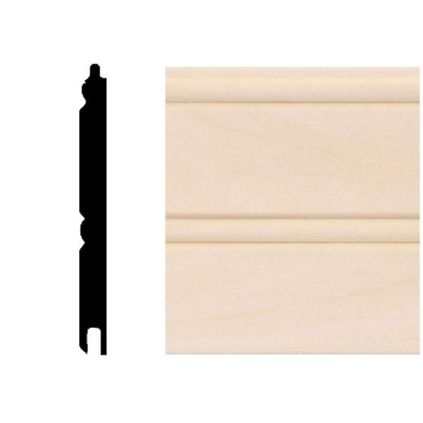 HOUSE OF FARA 0.67 sq. ft. Basswood Tongue and Groove Wainscot Paneling