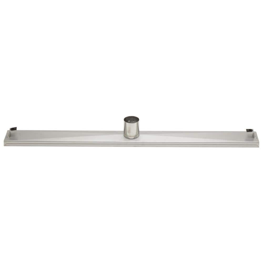32" Stainless Steel Linear Shower Drain with Groove Holes