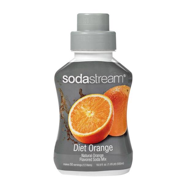 SodaStream 500ml Soda Mix - Diet Orange (Case of 4)