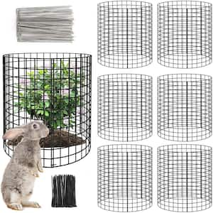 12.6 in. x 14 in. Chicken Wire Metal Mesh Plant Protector from Animals Plant Cages (6 Pack)