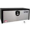 thumbnail image 2 of Buyers Products #1703349 Black Steel Underbody Toolbox – 14" H X 12" D X 18" W (Weather-Resistant With Lock) 2 of 2