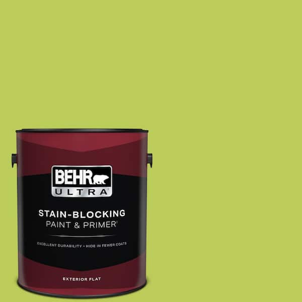 BEHR ULTRA 1 gal. #410B-5 Hidden Meadow Flat Exterior Paint & Primer