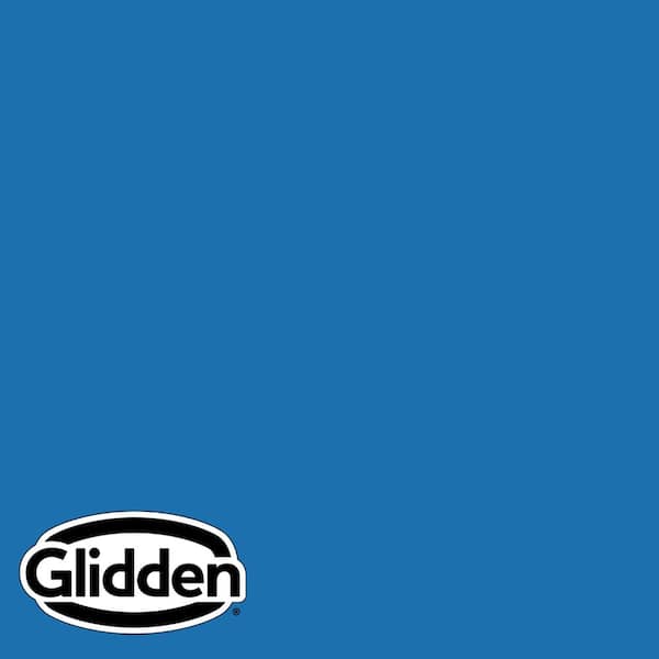 Glidden Premium 1 gal. PPG1242-6 Planetarium Flat Exterior Latex Paint