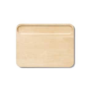 14 in. x 10 in. Rectangle Birch Wood Cutting Board