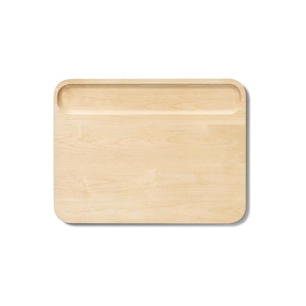 14 in. x 10 in. Rectangle Birch Wood Cutting Board