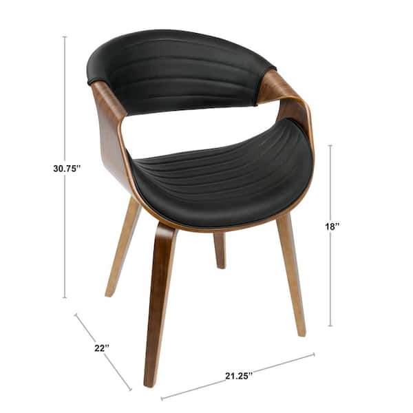 ACEDÉCOR Black Leather Dining Chairs, Classic King Louis Upholstered  Chairs, Luxurious Polished Gold Oval Back and Legs, Mid-Centure Modern (Set  of 6)