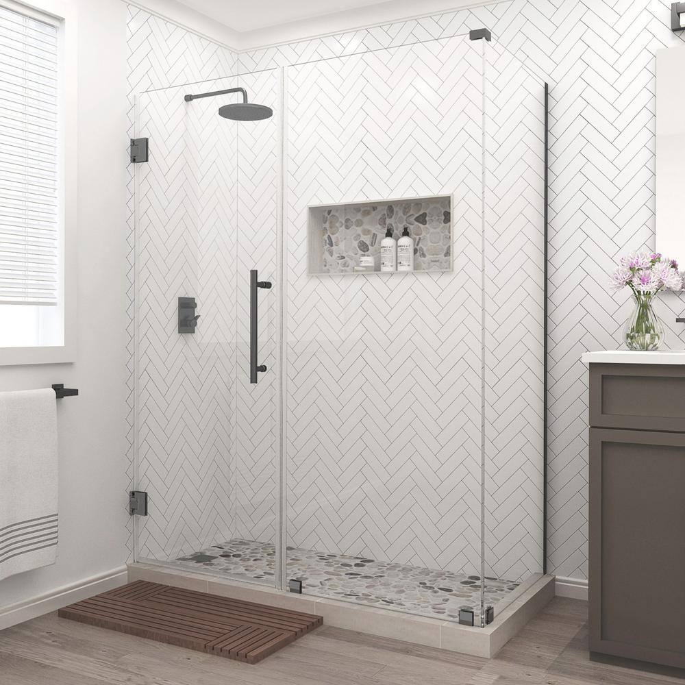 Bromley 32" x 72" Frameless Clear Glass Hinged Shower Enclosure