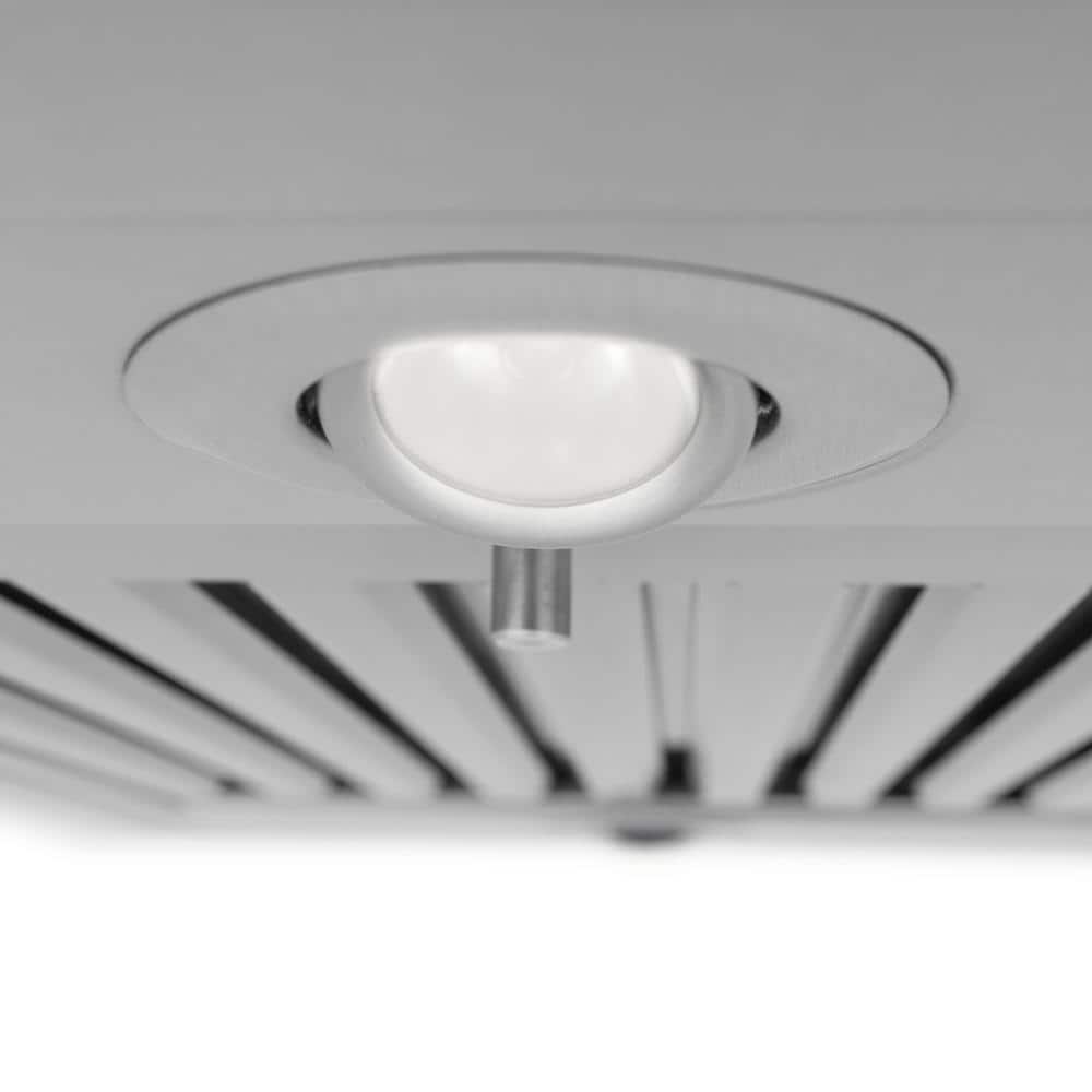 30-inch Stainless Steel Island Mount Range Hood with Bluetooth Speakers