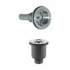 Kraus BST-1-ST-1 Stainless Steel Basket Strainer Set - For Double Bowl Sinks, 3.5" Or 4" Drain