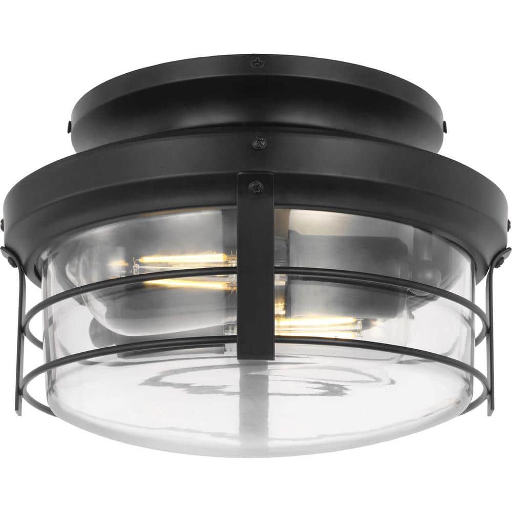Springer II Collection Matte Black Globe Rustic Light Kit price history on PriceWatchPro