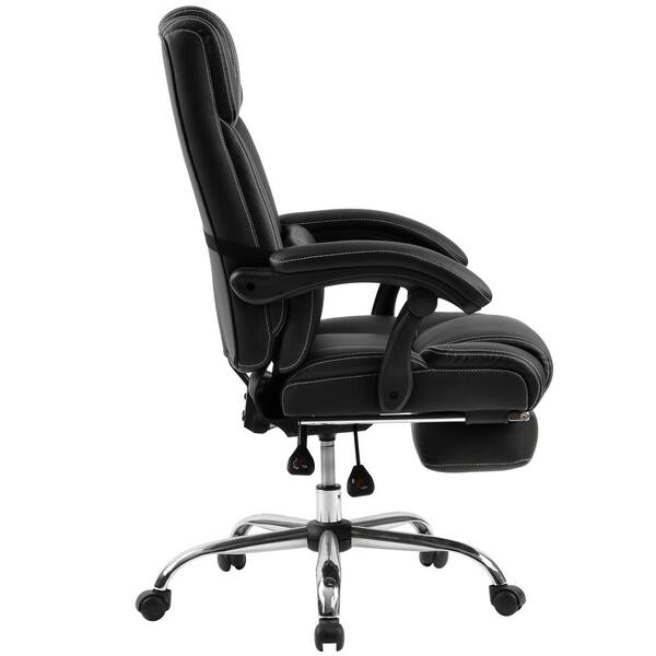 Details about   High Back Swivel Racing Gaming Chair Office Chair w Footrest Tier Black & White 