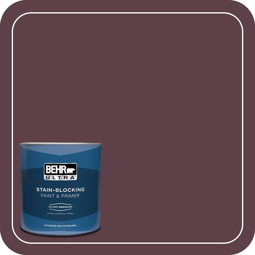 1 qt. #QE-63 Napa Wine Extra Durable Satin Enamel Interior Paint & Primer price history on PriceWatchPro