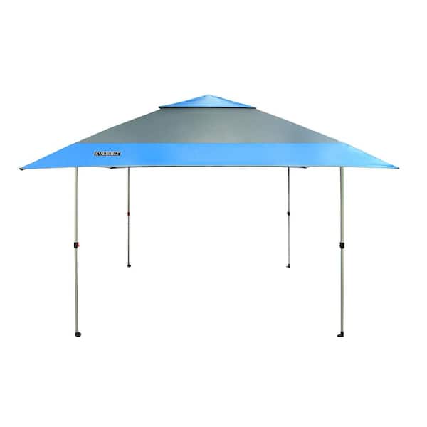 Everbilt 13 ft. x 13 ft. Blue and Gray Slide Out Pop-Up Canopy