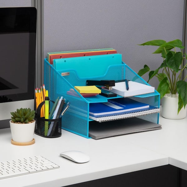 Desk Organizer Office Supplies Accessories Desktop Tabletop Sorter