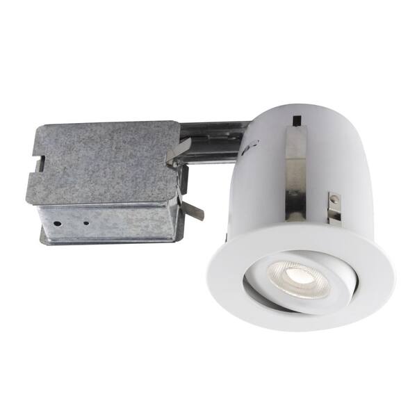 Unbranded 4-in. Matte White Recessed LED Lighting Kit with PAR20 Bulb Included