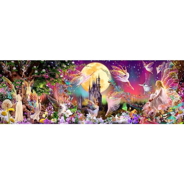 Ideal Decor 72 in. H x 100 in. W Fairyland Wall Mural