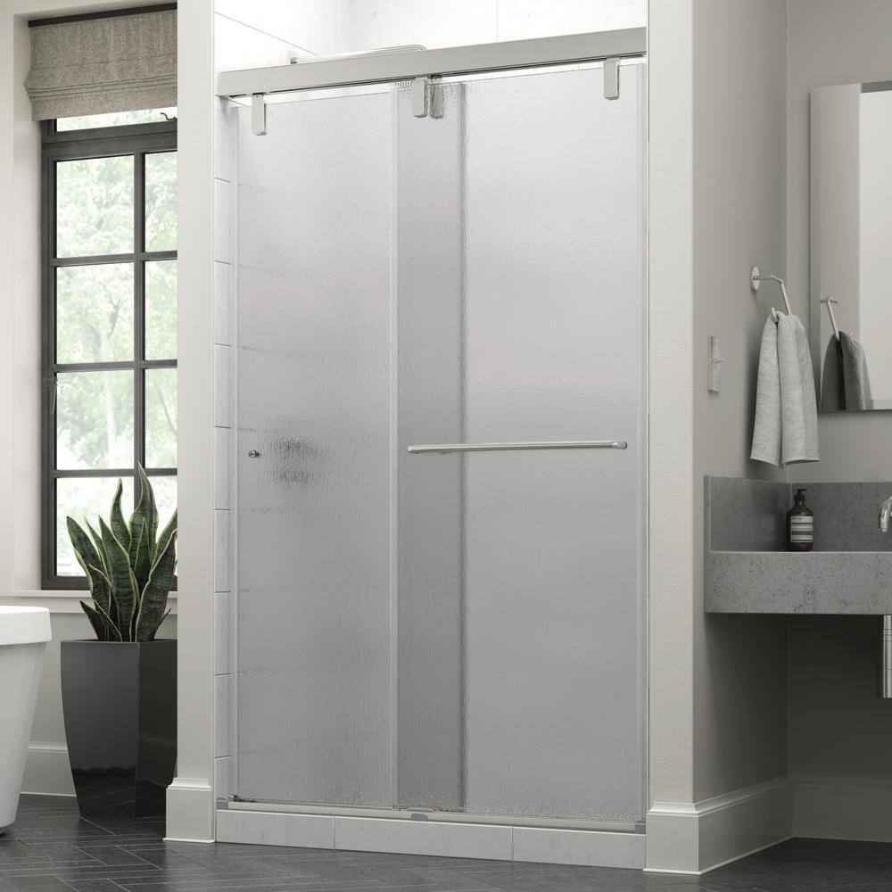 Delta Portman 48 x 711/2 in. Frameless Mod SoftClose Sliding Shower